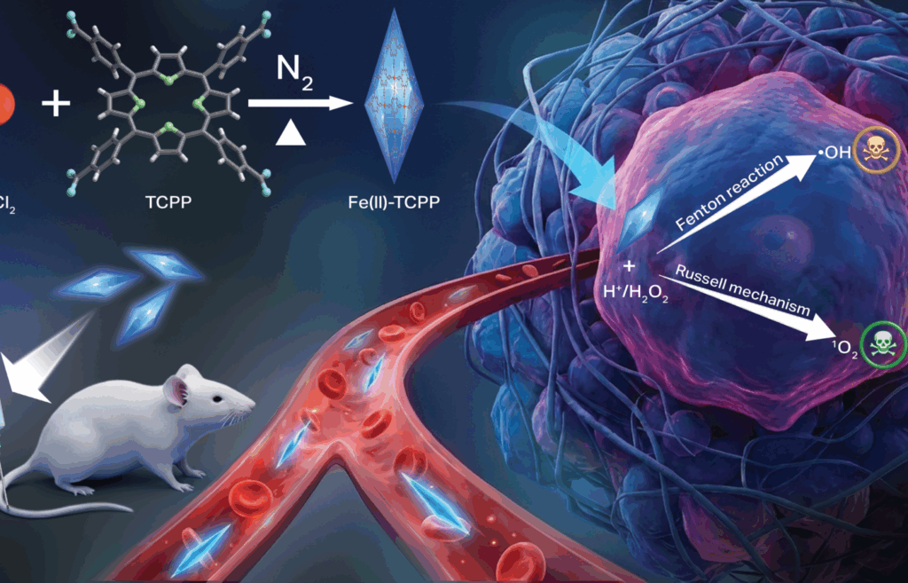 Forschende der Oregon State University entwickelten ein neues Eisen-Nanomaterial, das Krebszellen durch zwei gezielte chemische Reaktionen zerstört und gesundes Gewebe schont.

