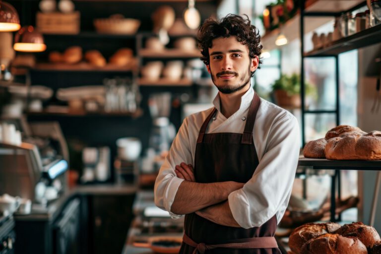 vecteezy_ai-generated-young-restaurant-business-worker-in-a_36804503