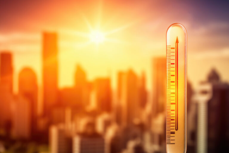 Der Mensch kann mit großer Hitze schlechter Umgehen, als bislang angenommen – in einer sich ständig weiter erhitzenden Welt keine gute Voraussetzung. © Vecteezy