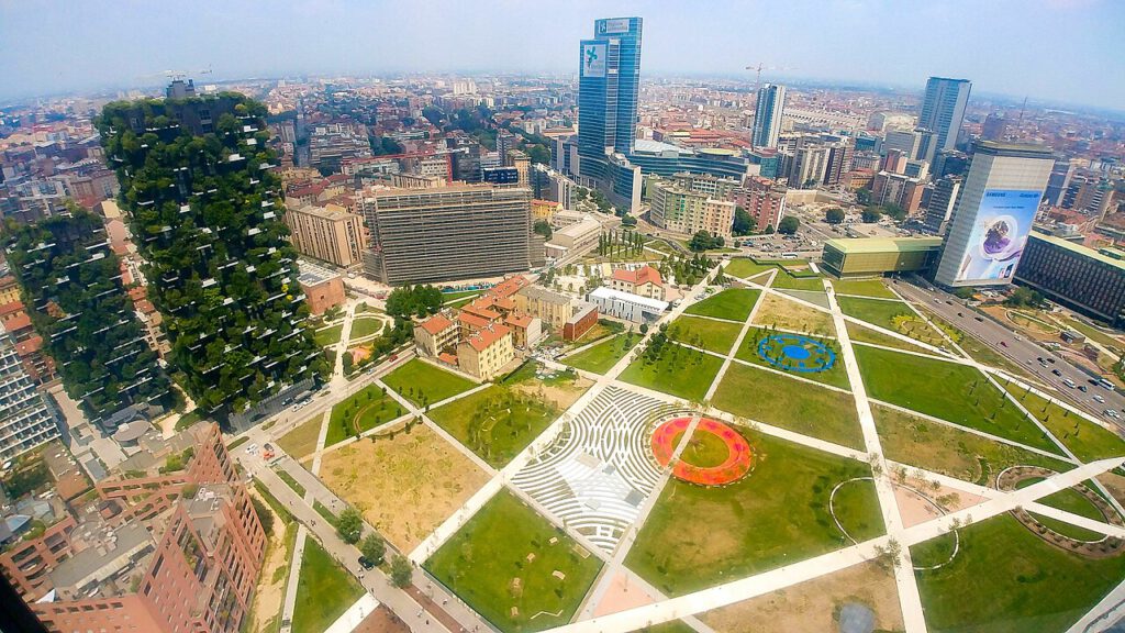 Der Parco degli Alberi in Mailand. Die italienische Metropole kämpft gegen den Klimawandel und will bis 20230 drei Millionen Bäume gepflanzt haben.