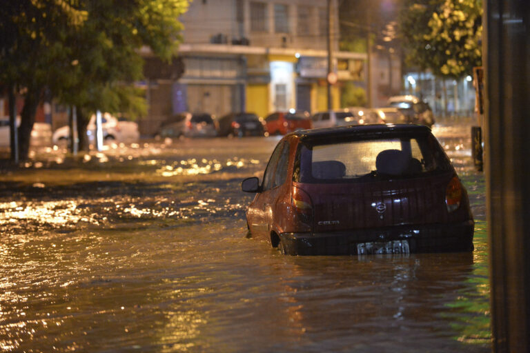 flood in the city of Rio de Janeiro