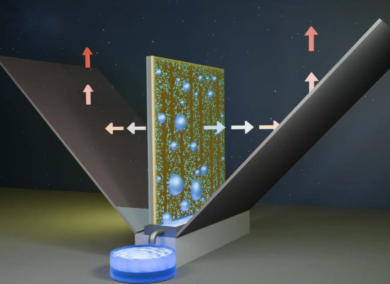 Mit Schwerkraft-Technologie: Effiziente Kühlung von Solarzellen und Wassergewinnung aus der Luft