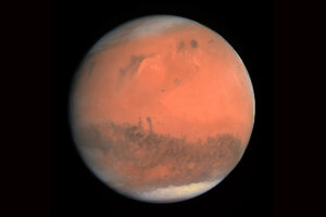 Die rote Farbe des Mars könnte mehr verraten als gedacht. © Wikimedia