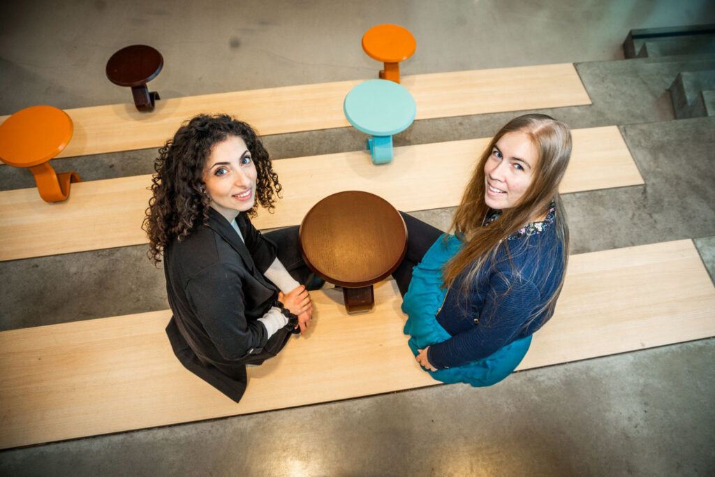 Hajdi Moche and Nathalie Hallin. © Thor Balkhed / Linköping University