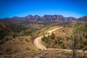 Das Flinders-Ranges-Gebirge in Südaustralien, Fundort der fossilen Muscheln. © Wikimedia