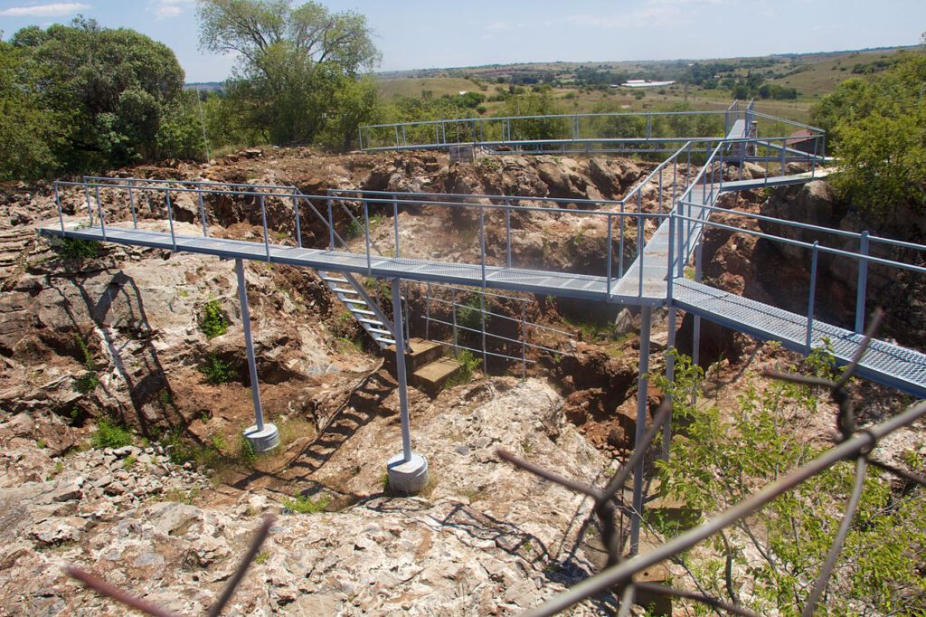 Zahnschmelzproben von sieben Vormenschen aus der Sterkfontein-Höhle zeigen: Unsere Vorfahren lebten vor drei Millionen Jahren fast wie Vegetarier.