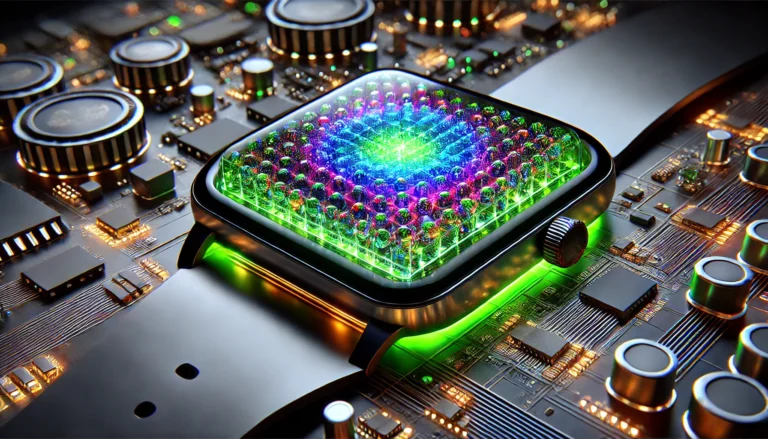 Kaum sichtbar, aber voller Möglichkeiten: Perowskit-LEDs könnten künftig in Smartwatches, AR-Brillen und Medizingeräten für gestochen scharfe Mini-Displays sorgen.