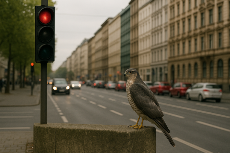 Tierische Anpassung: Habicht wird cleverer Jäger in der Stadt