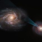 Astronomen beobachten, wie ein Quasar eine Galaxie verwüstet