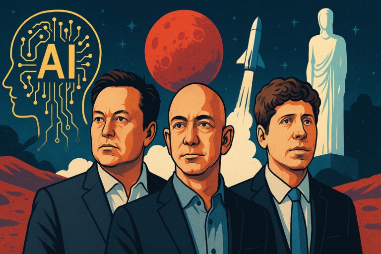 Wie Tech-Milliardäre die Zukunft der Menschheit planen