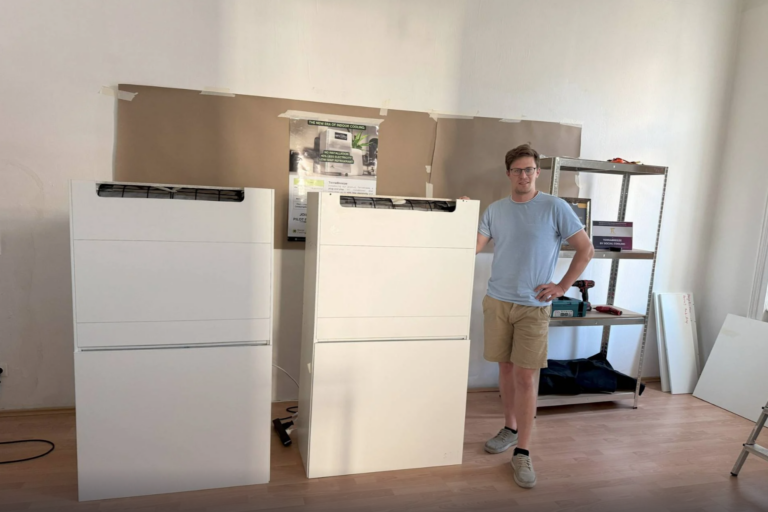 Diese Klimaanlage ohne Installation kühlt direkt aus der Steckdose