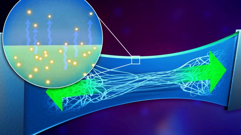 Dehnbare Elektronik: Neuer Kunststoff bleibt leitfähig