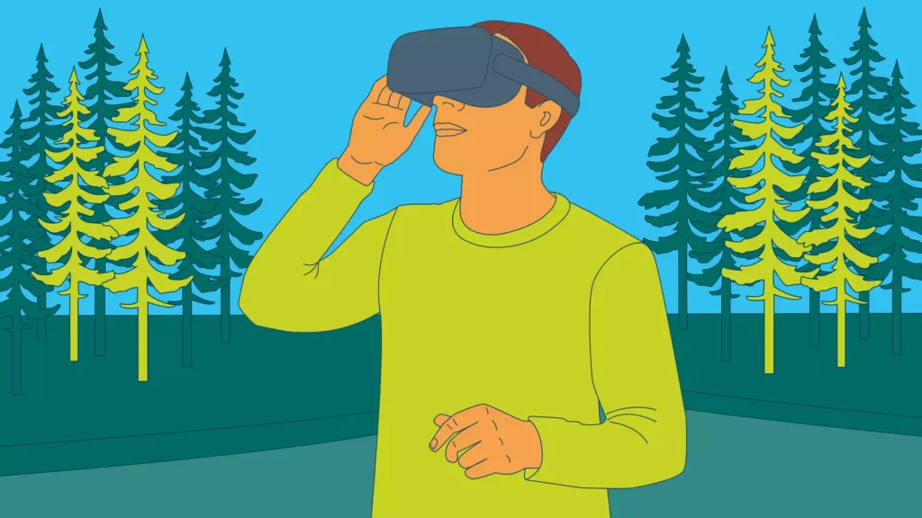 Virtuelles Waldbaden auf Knopfdruck: So lindert VR Stress.