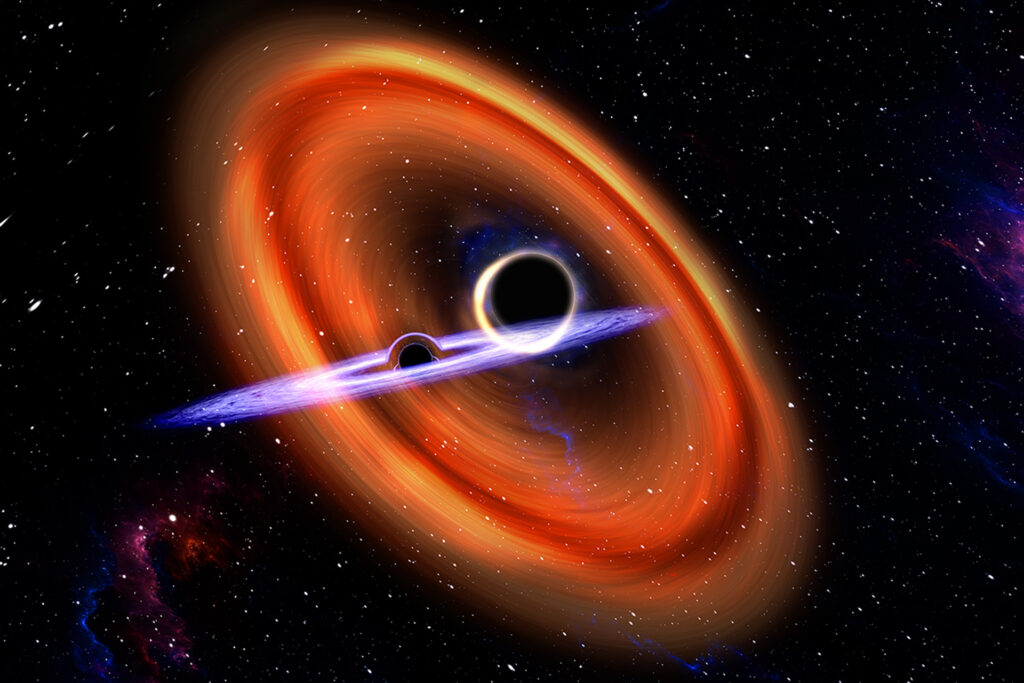 Kollision Schwarzer Löcher bestätigt Einsteins kühnste Vorhersage