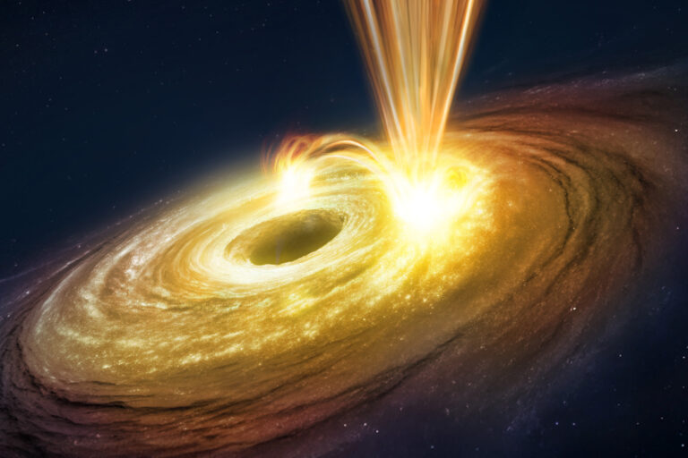 Astronomen beobachten, wie ein Schwarzes Loch eine Explosion auslöste, die Energie von Millionen Sonnen freisetzte.