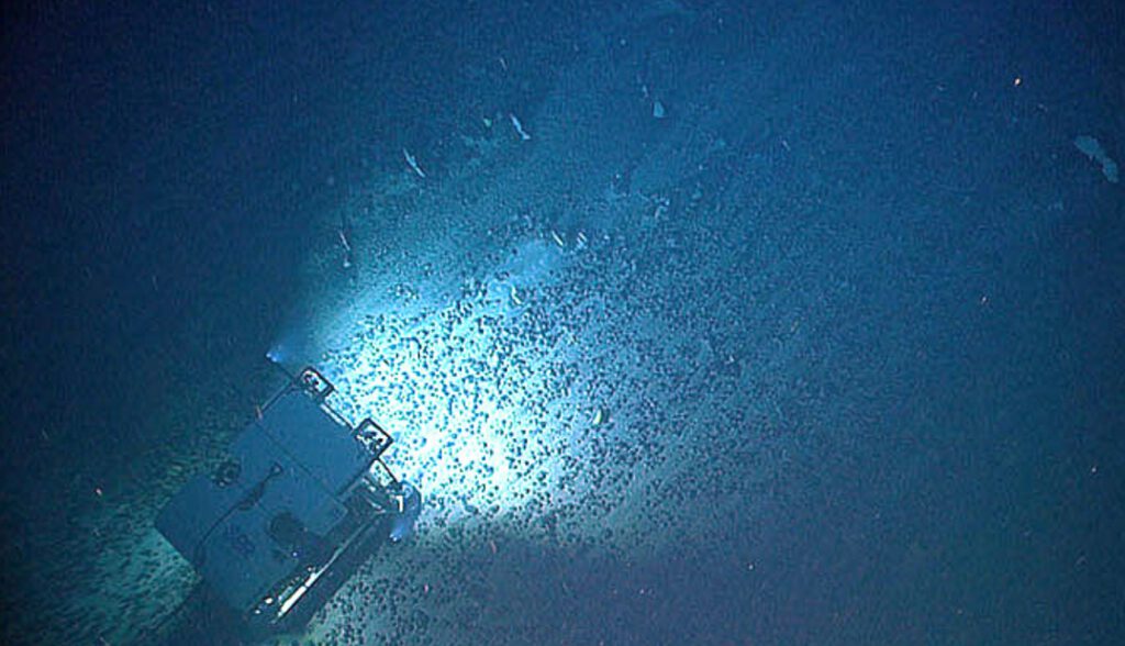 Am Meeresboden im Nordatlantik liegen Manganknollen