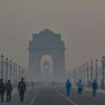 Dichter Smog über Neu-Delhi