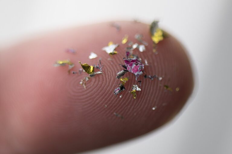 Winzige Plastikpartikel