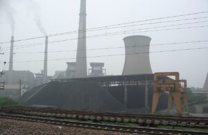 Ein Kohlekraftwerk in China