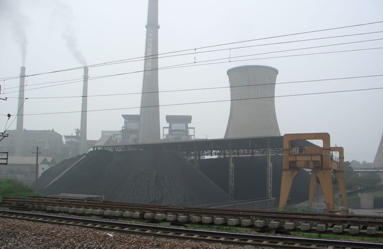 Ein Kohlekraftwerk in China