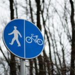 Schild für Geh- und Fahrradweg