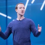 Mark Zuckerberg hält eine Rede