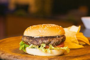 Bild eines Burgers
