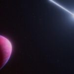 Künstlerische Darstellung des Exoplaneten PSR J2322-2650b