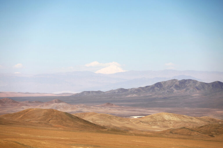 Blick auf die Atacama-Wüste in Chile