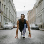 Frau auf der Straße