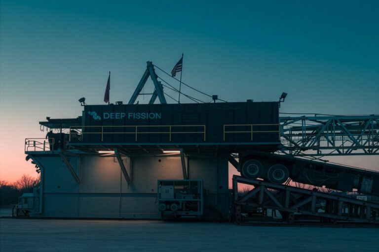 In Kansas bohrt Deep Fission bereits für den Atomreaktor der Zukunft: In rund 1,6 Kilometer Tiefe soll der kleine Meiler später Strom für Rechenzentren liefern.
