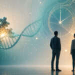 Epigenetische Uhren bestimmen das biologische Alter anhand von DNA-Methylierungsmustern. Die neue TFMethyl Clock verbindet präzise Alternsvorhersagen mit einer deutlich besseren biologischen Interpretierbarkeit und neuen Einblicken in Alternsprozesse. © FLI / Tushar Patel, KI-generiert mit ChatGPT)