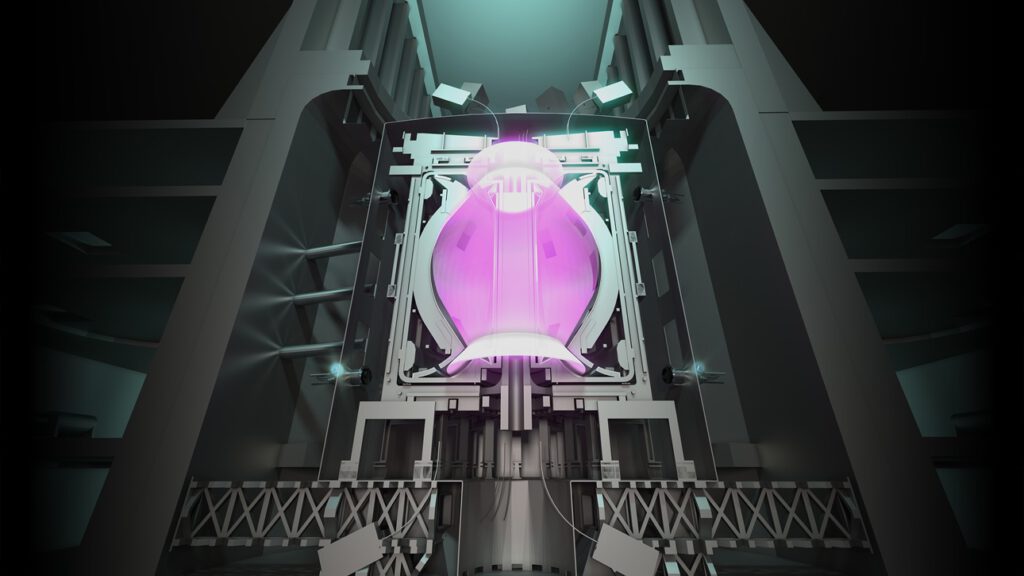 STEP-Tokamak im Entwurf: Das britische Projekt „Spherical Tokamak for Energy Production“ soll in den 2040er-Jahren erstmals Strom aus Kernfusion liefern.