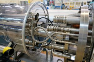 Hightech für die Forschung: Teilchenbeschleuniger ermöglichen Einblicke in die kleinsten Strukturen von Materialien.