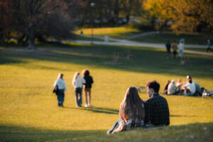 Menschen im Park