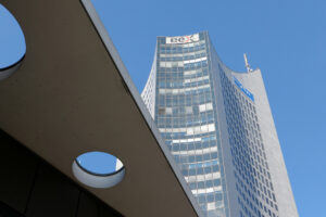 Europäische Energiebörse EEX in Leipzig