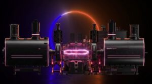 Der direkte Energiewandler am Fusionsreaktor soll geladene Teilchen abbremsen und daraus elektrische Spannung erzeugen – ohne den Umweg über eine Turbine.