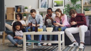 Gen Z vor dem TV