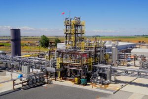 AirPlant One in Moses Lake: In der Anlage stellt Twelve synthetisches Kerosin aus CO2, Wasser und Ökostrom her – für den Einsatz in heutigen Flugzeugen.