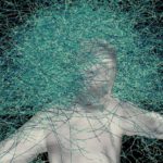 Forscher zeigen hier, wie Mücken um eine Testperson kreisen – besonders dicht im Bereich von Kopf und Schultern.