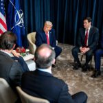 US-Präsident Donald Trump und Nato-Generalsekretär Mark Rutte in Davos im Januar 2026, als auch das heikle Grönland-Thema zur Sprache kam. © Wikimedia