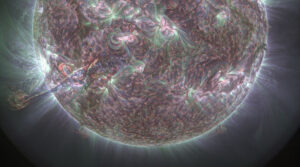 Bild einer Sonneneruption