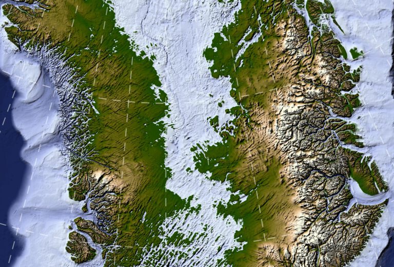 Die neue Karte verbindet Hunderte Täler unter Grönlands Eisschild, die bisher fehlten oder nur als einzelne Abschnitte bekannt waren.