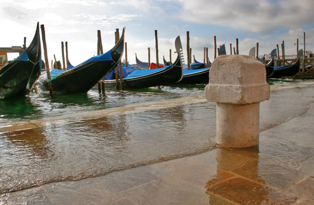 Steigender Meeresspiegel wird zur wachsenden Gefahr für Venedig