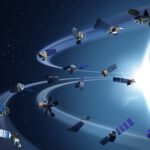 Viele Sonnenflecken auf der Sonne erhöhen die Aktivität im All – dadurch sinkt Weltraumschrott schneller ab und das Kollisionsrisiko für Satelliten steigt.